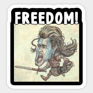 FREEDOM! Wallace Sticker